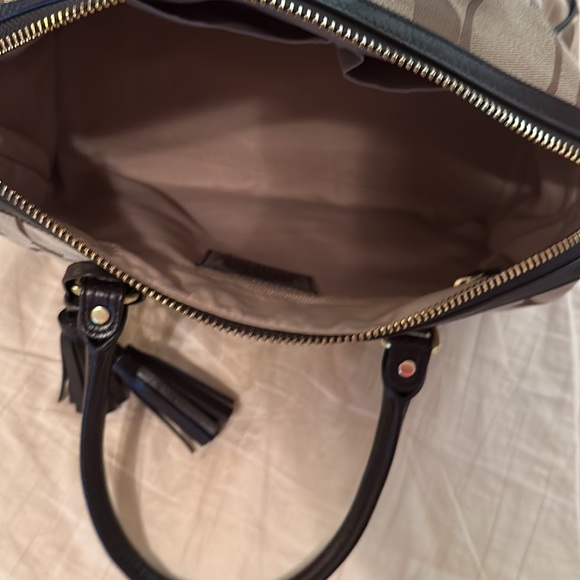 Coach Canvas & Leather Signature Satchel - Picture 6 of 9